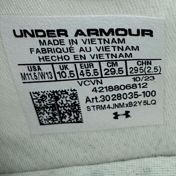 Under Armour Hover Phantom 2 INKNT Running Shoes Women’s 13 Men 11.5 Unisex - Picture 9 of 11